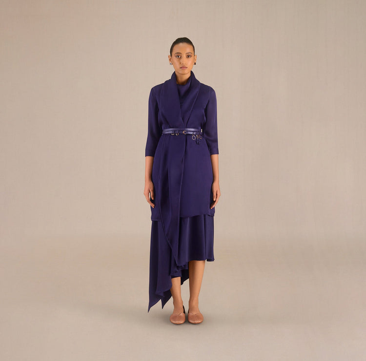 Sofi Tunic Set - Deep Purple