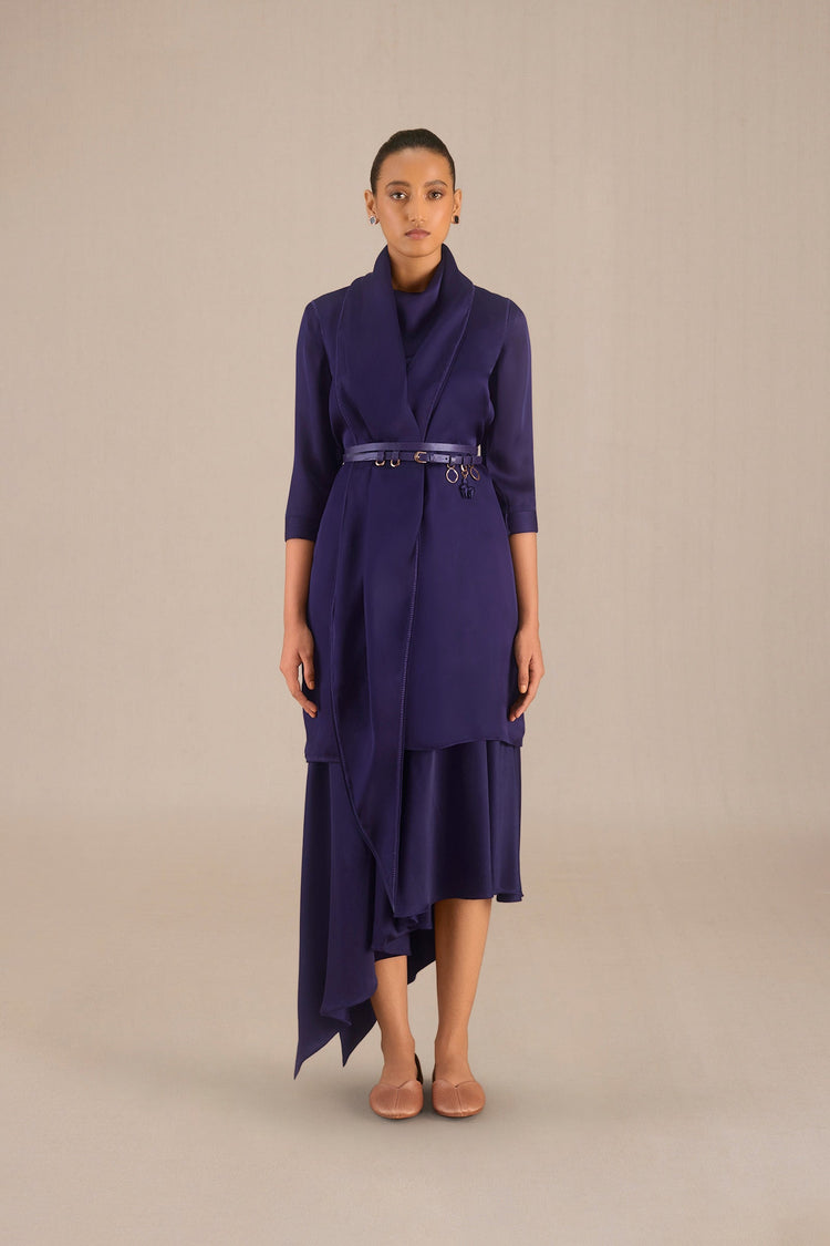 Sofi Tunic Set - Deep Purple