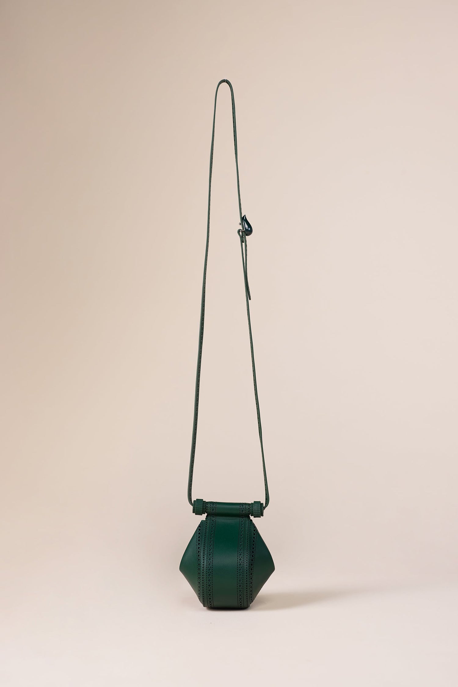 Faux Leather Zimri Bag – Green