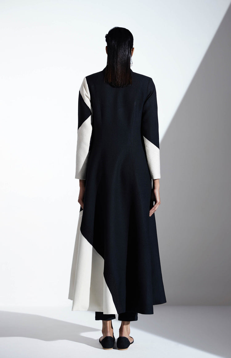 Cemille Midnight Black Jacket in Wool