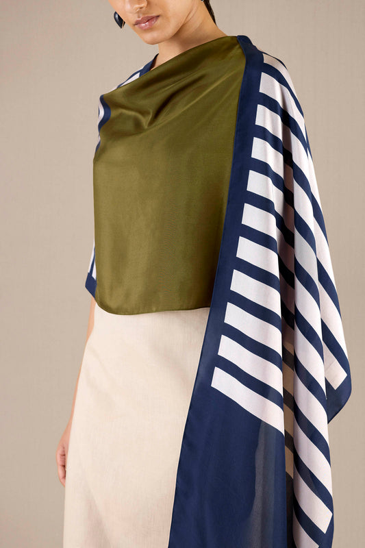 Silk Irela Scarf – Blue