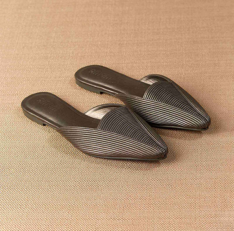 Ninah Mules - Gunmetal