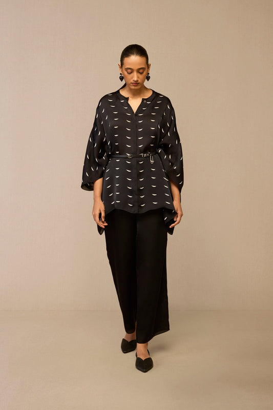 Organza Dilsanjh Shirt Set – Black