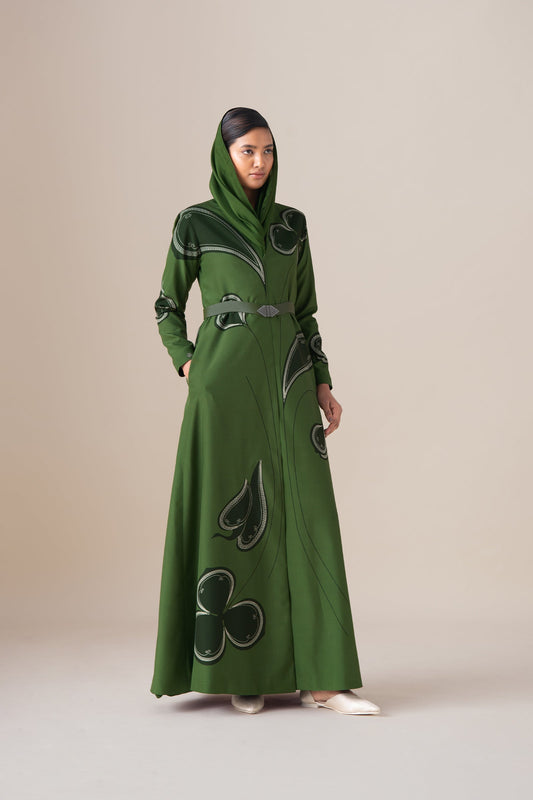 Silk Sultana Scarf – Green