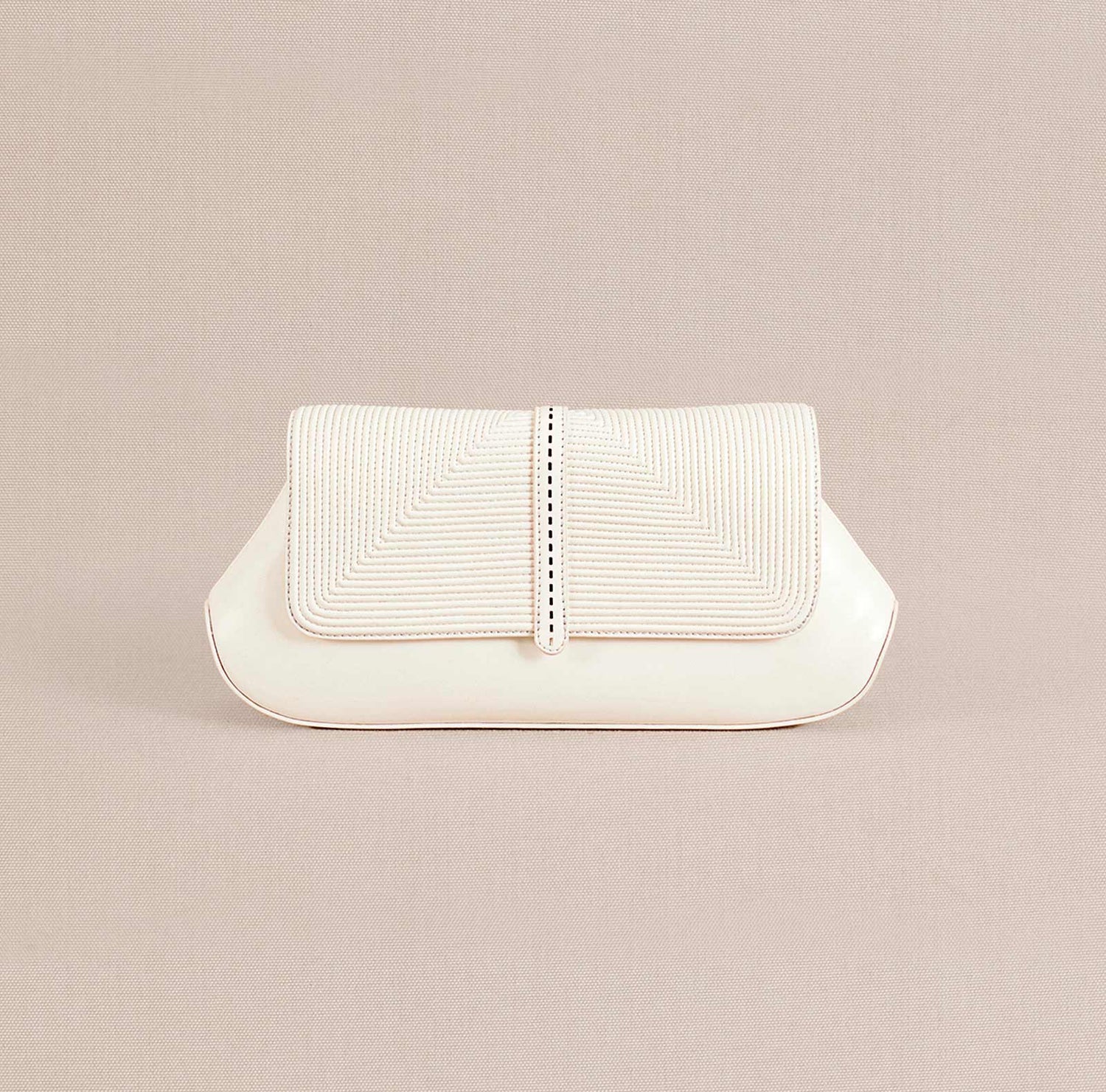 Izrah Clutch - Ivory 