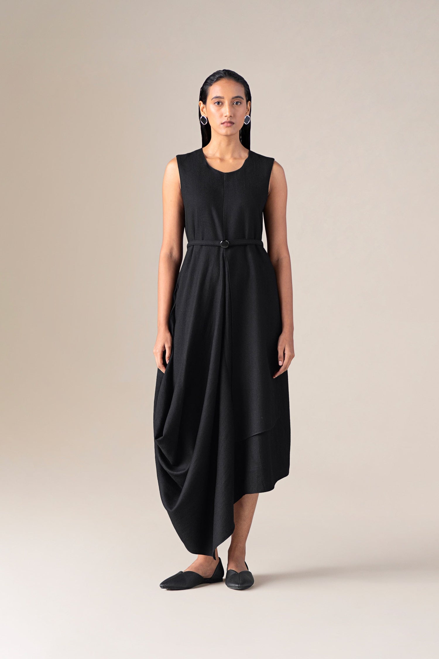  Wool Bria Dress – Black