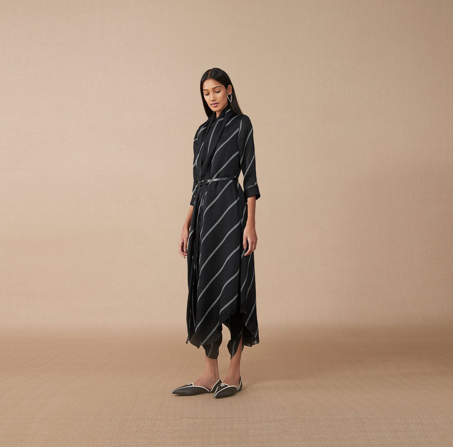  Organza ZÃ¨ba Tunic Set – Black