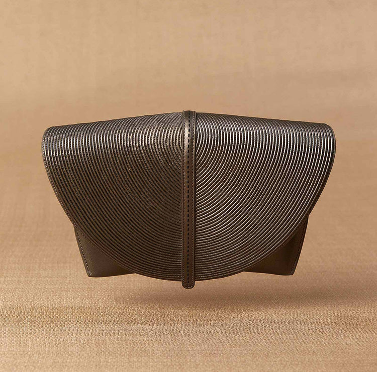 Myah Clutch - Gunmetal