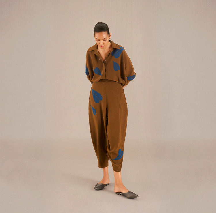 Salma Co Ord Shirt Set - Clay