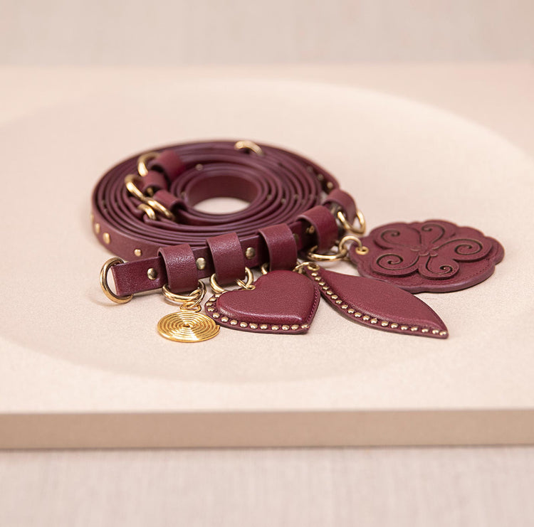 Aafia Belt - Burgundy