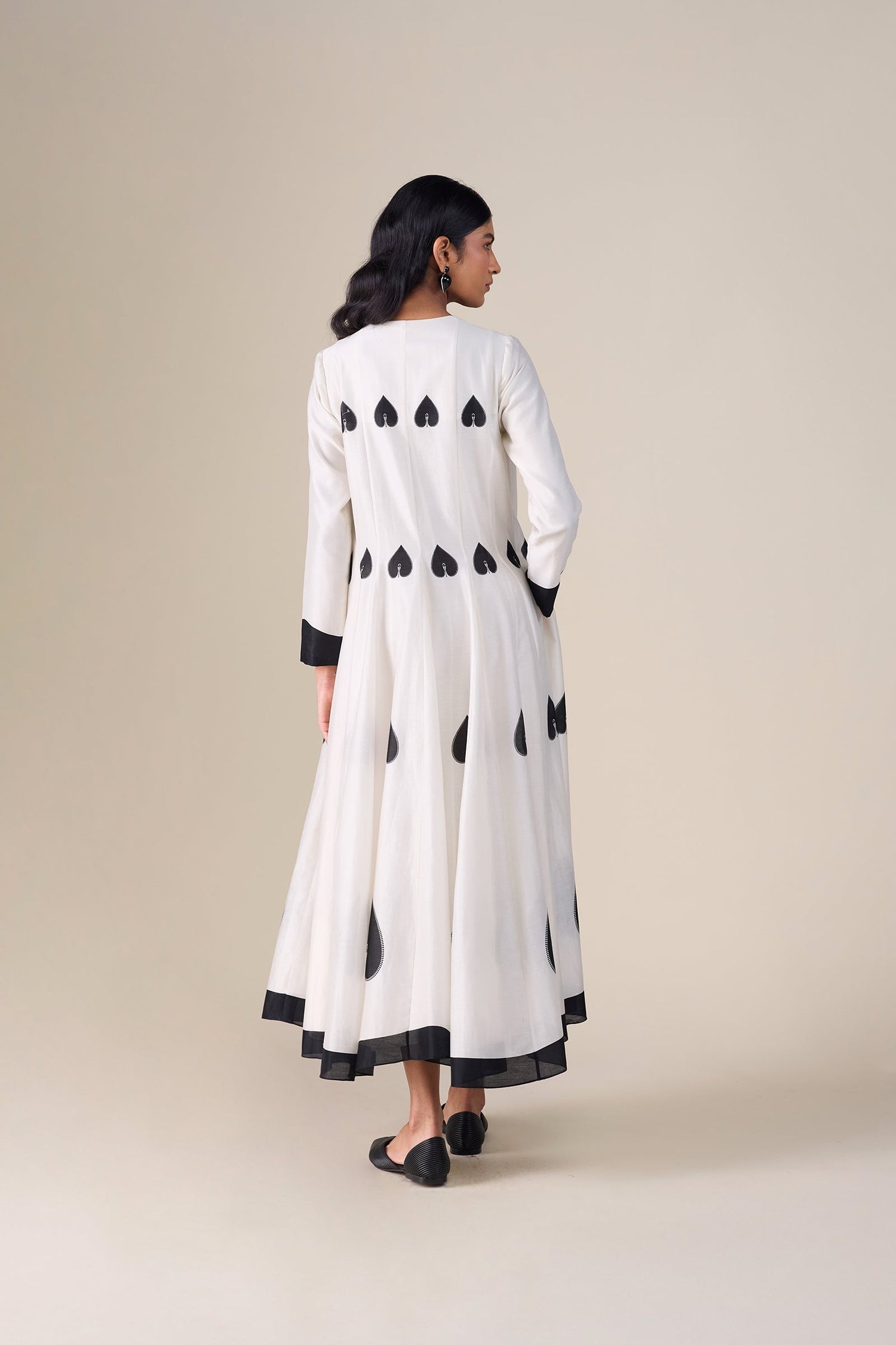  Chanderi Azah Dress – Ivory