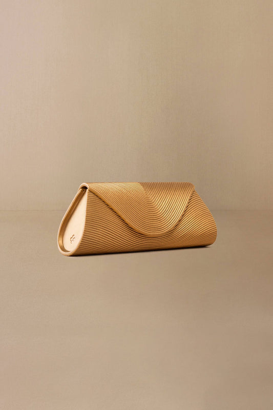Faux Leather Reba Clutch – Metallics
