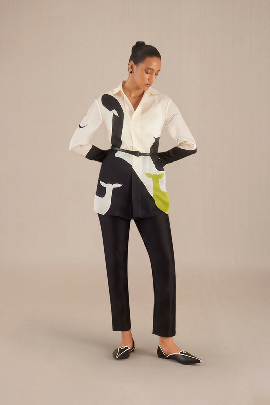 Organza Yamna Shirt – Ivory