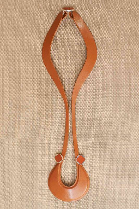 Aaiza Neck Piece - Tan