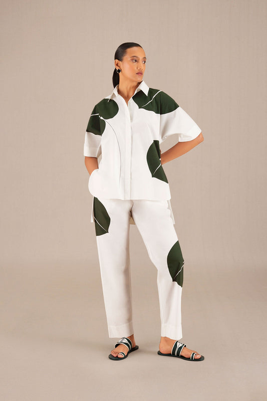 Afar Shirt Co-Ord Set - Ivory