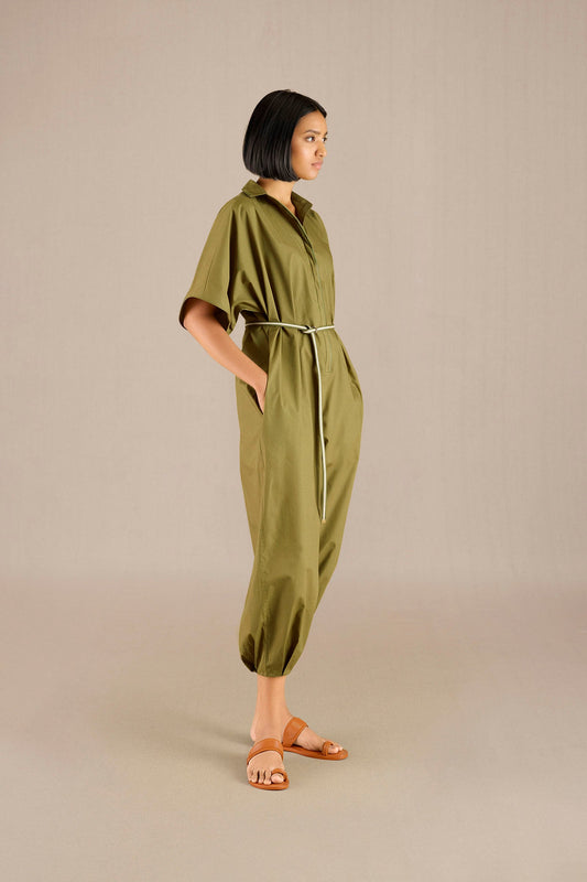 Cotton Irya Jumpsuit – Green