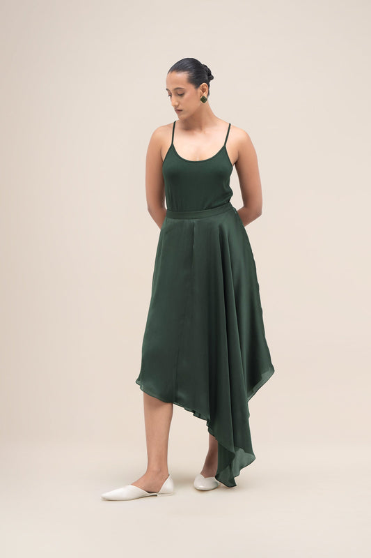 Organza Rysa Skirt – Green