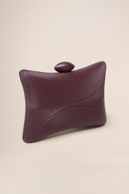  Faux Leather Reis Bag – Red