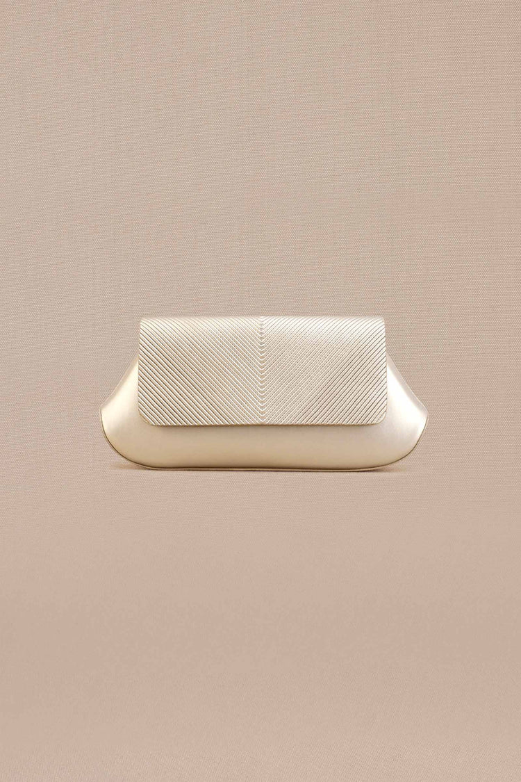 Azra Clutch - Metallic Pearl