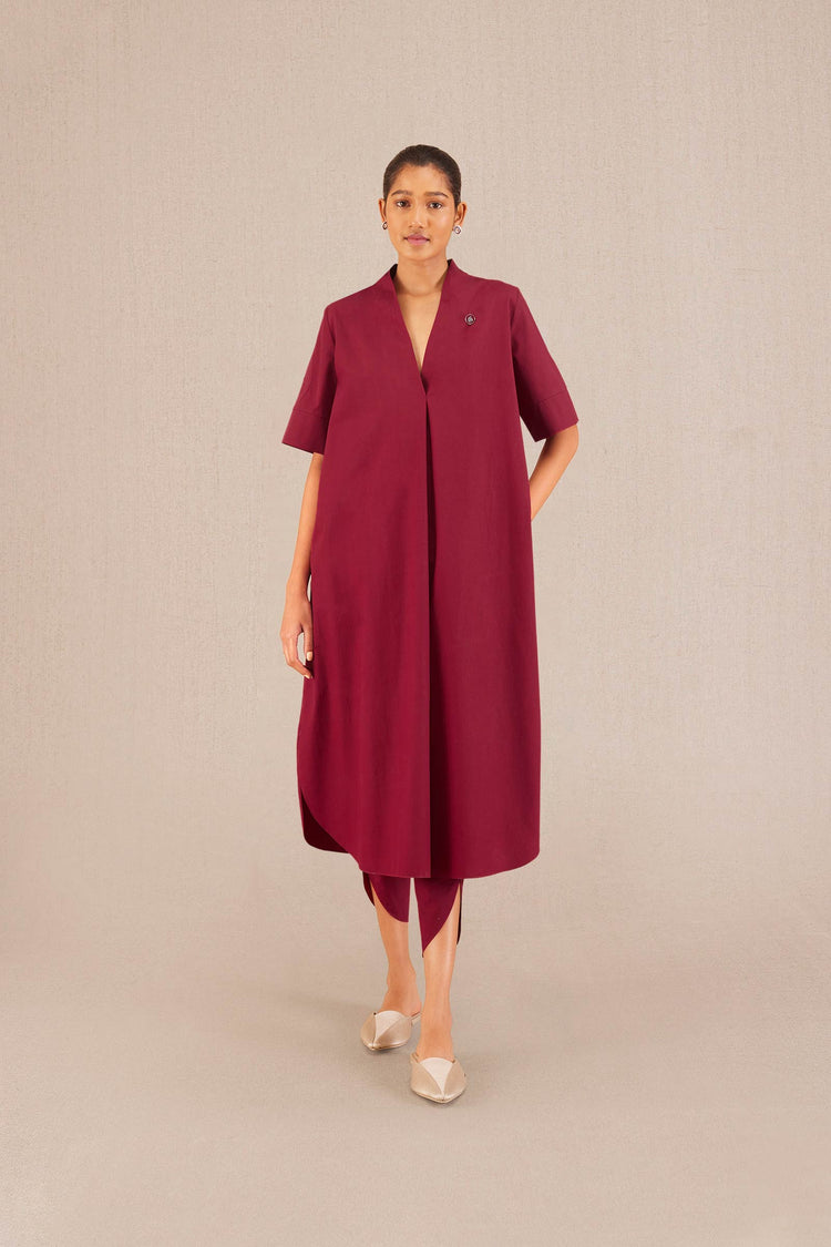 Eira Tunic Set - Wine