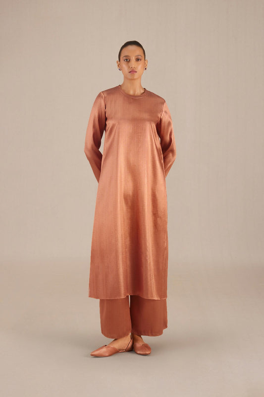 Brocade Aksa Tunic Set – Metallics
