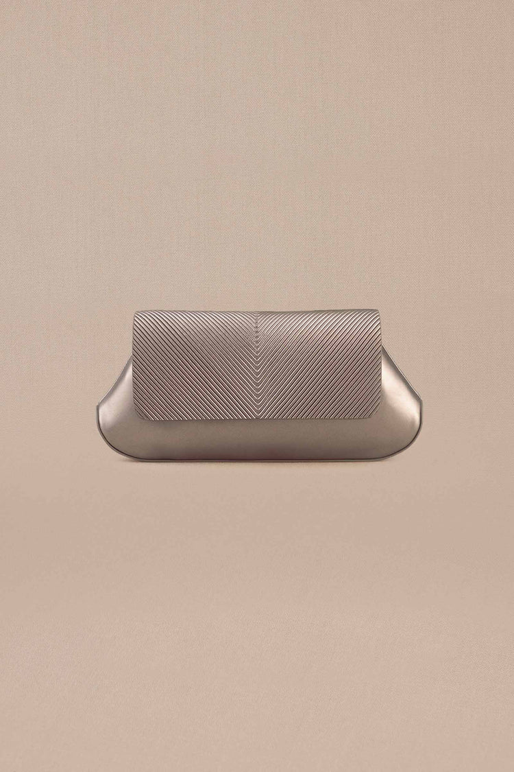 Azra Clutch - Metallic Toose