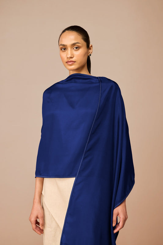 Silk Emis Scarf – Blue