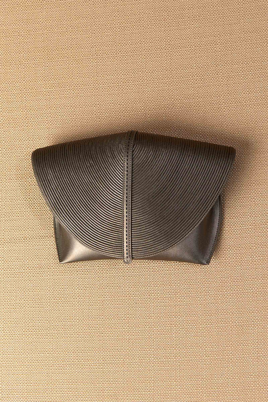 Myah Mini Clutch - Gunmetal