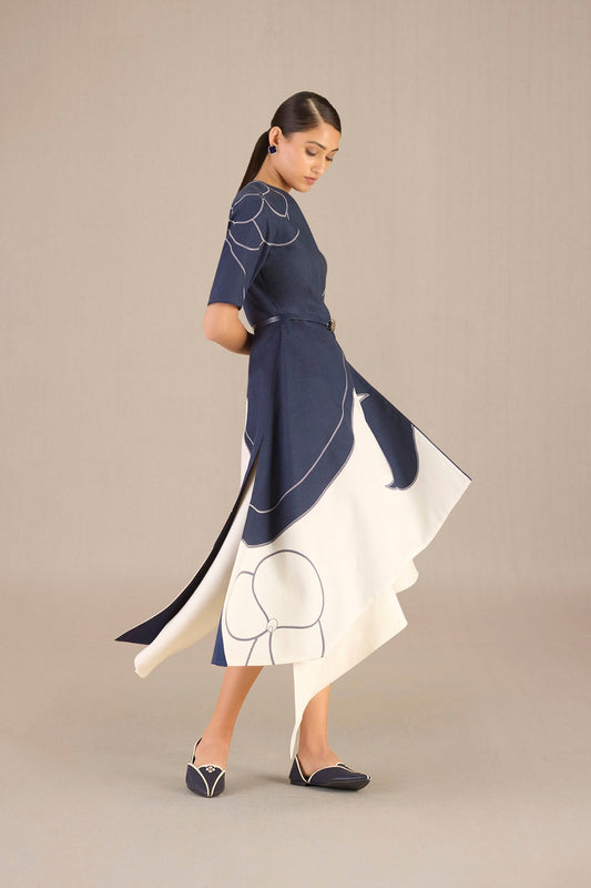 Linen Seira Jacket Set – Blue