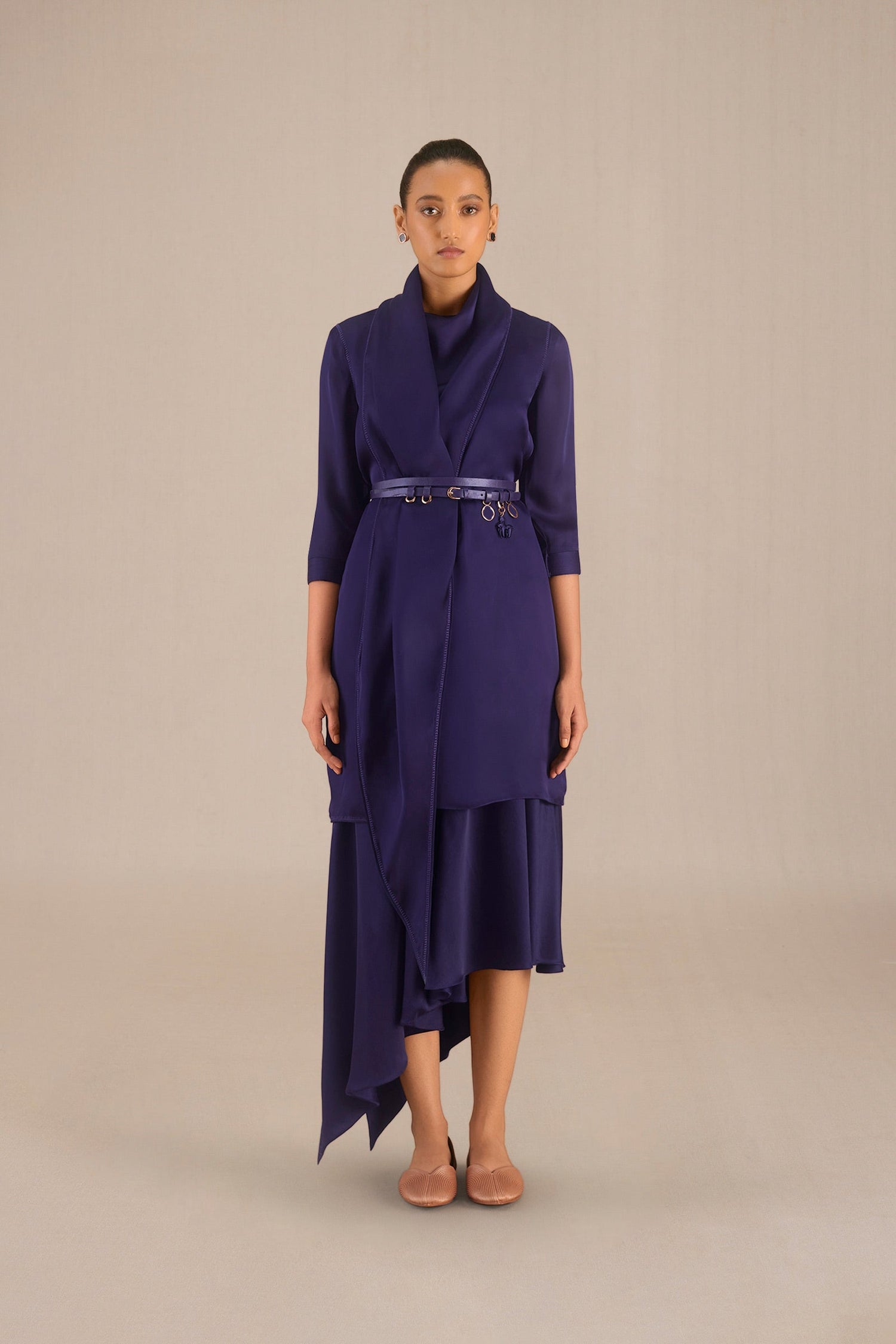 Sofi Tunic Set - Deep Purple 