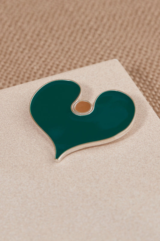 Enamel Camila Brooch – Green