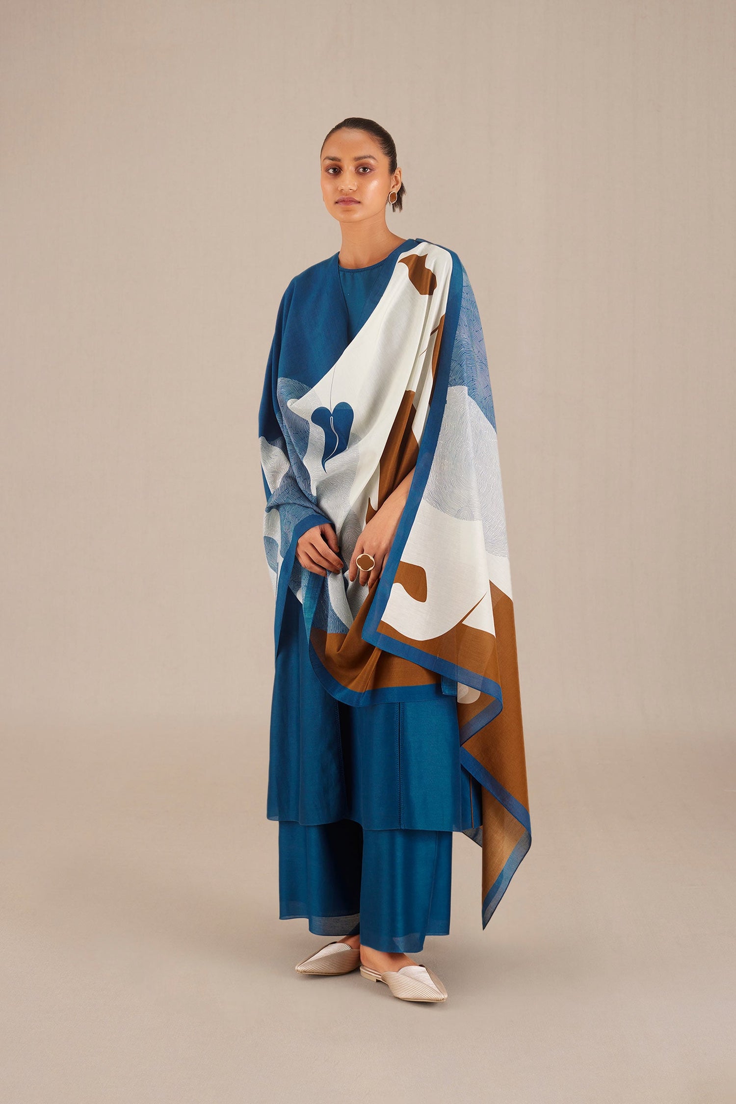 Akira Kurta Set - Teal 