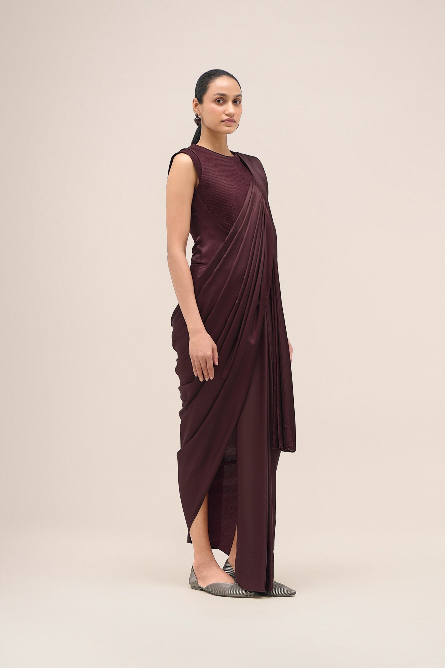  Silk Ila Saree – Beige