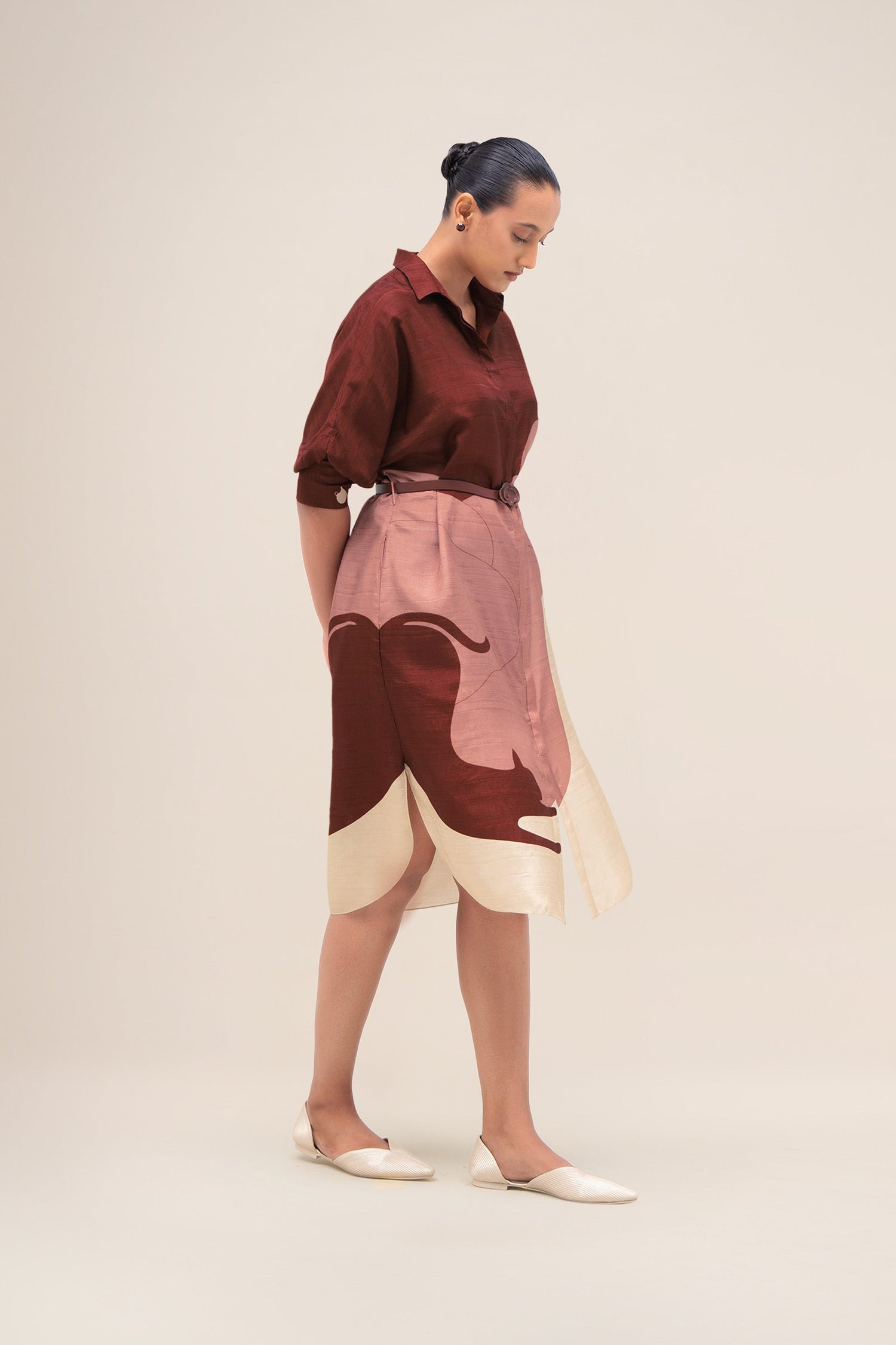  Silk Lina Dress – Red