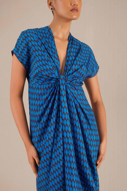 Diah Dress - Cobalt