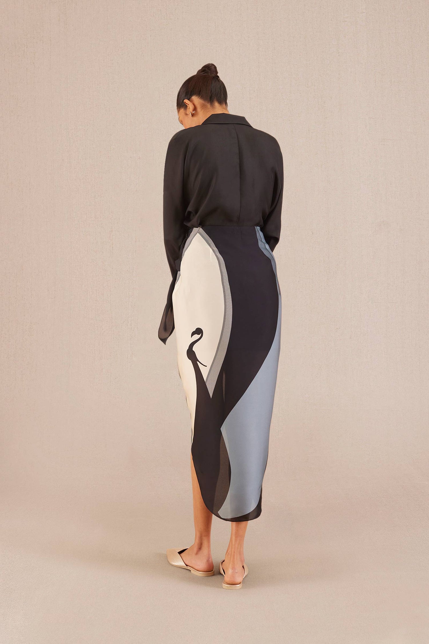 Nasreen Co Ord Set - Black 