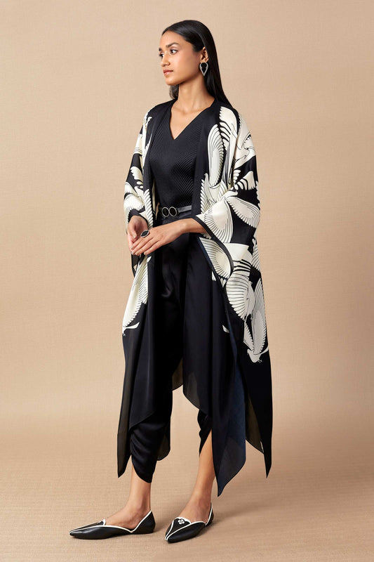 Organza Maynah Cape Set – Multicolor