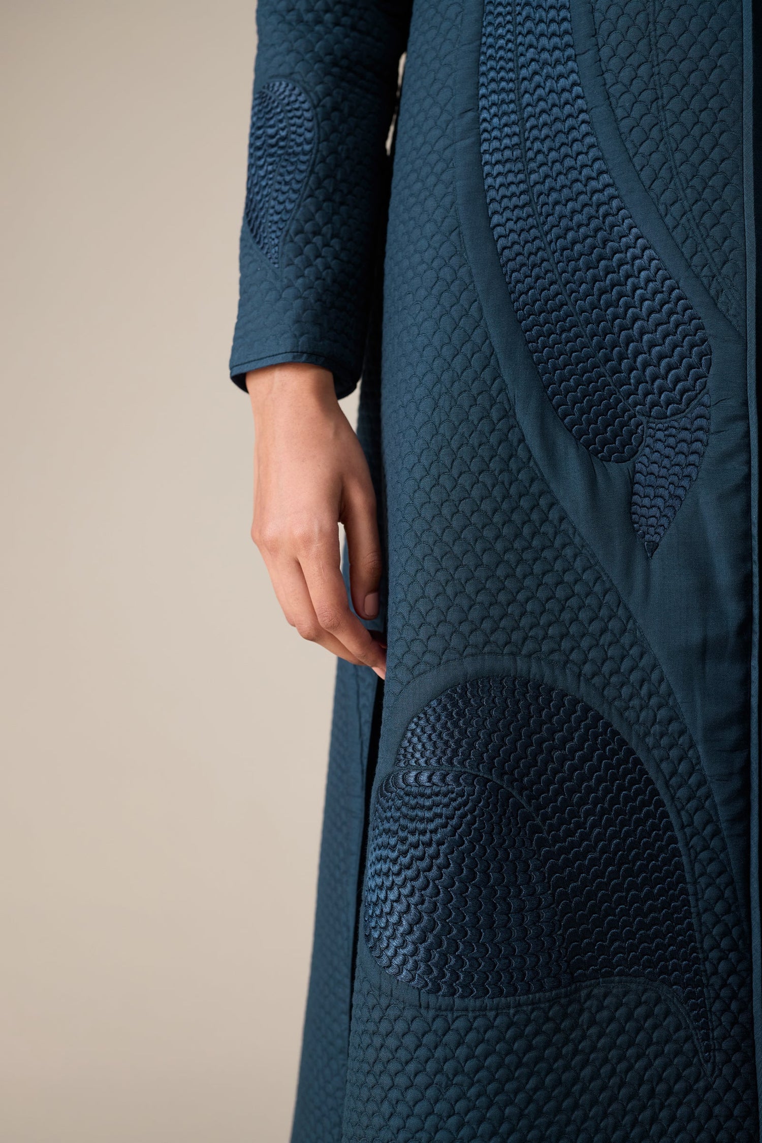  Silk Raziya Abaya Set – Blue