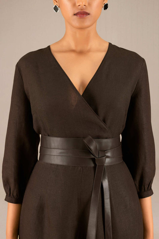 Alfa Jumpsuit - Dark Brown 