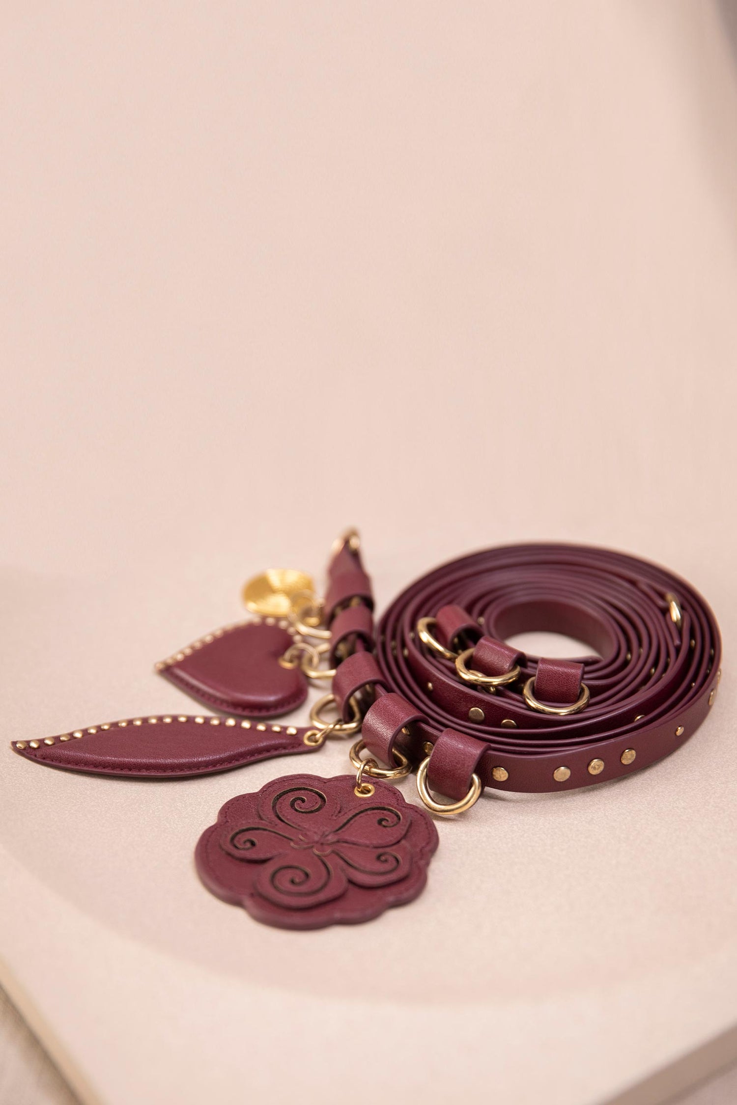 Aafia Belt - Burgundy