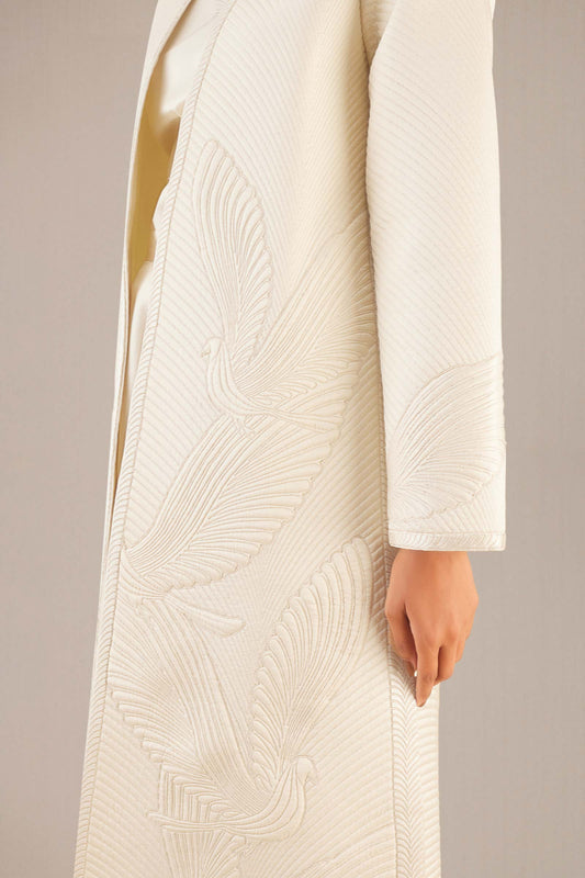 Silk Nia Jacket Set – Ivory