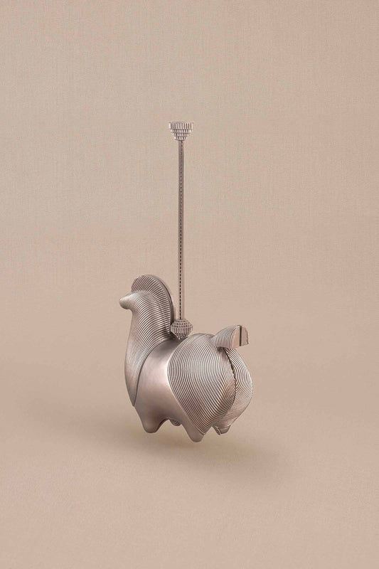 Faux Leather Raahi Top Handle Bag – Metallics