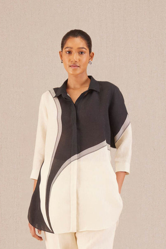 Linen Iqra Shirt – Ivory