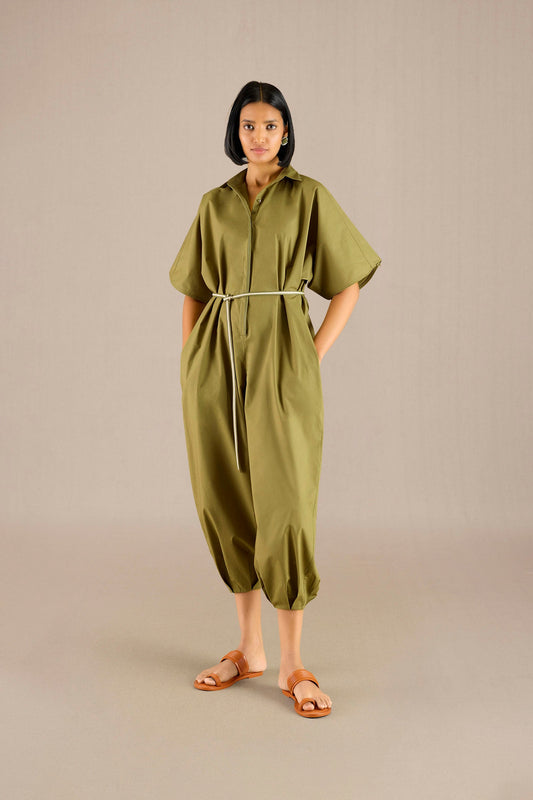 Cotton Irya Jumpsuit – Green