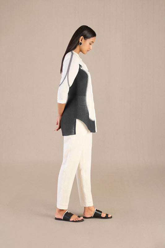 Linen Liyana Shirt Set – Ivory
