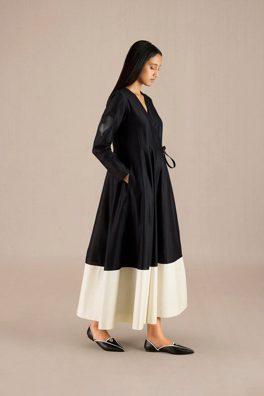 Chanderi Alizeh Dress – Black