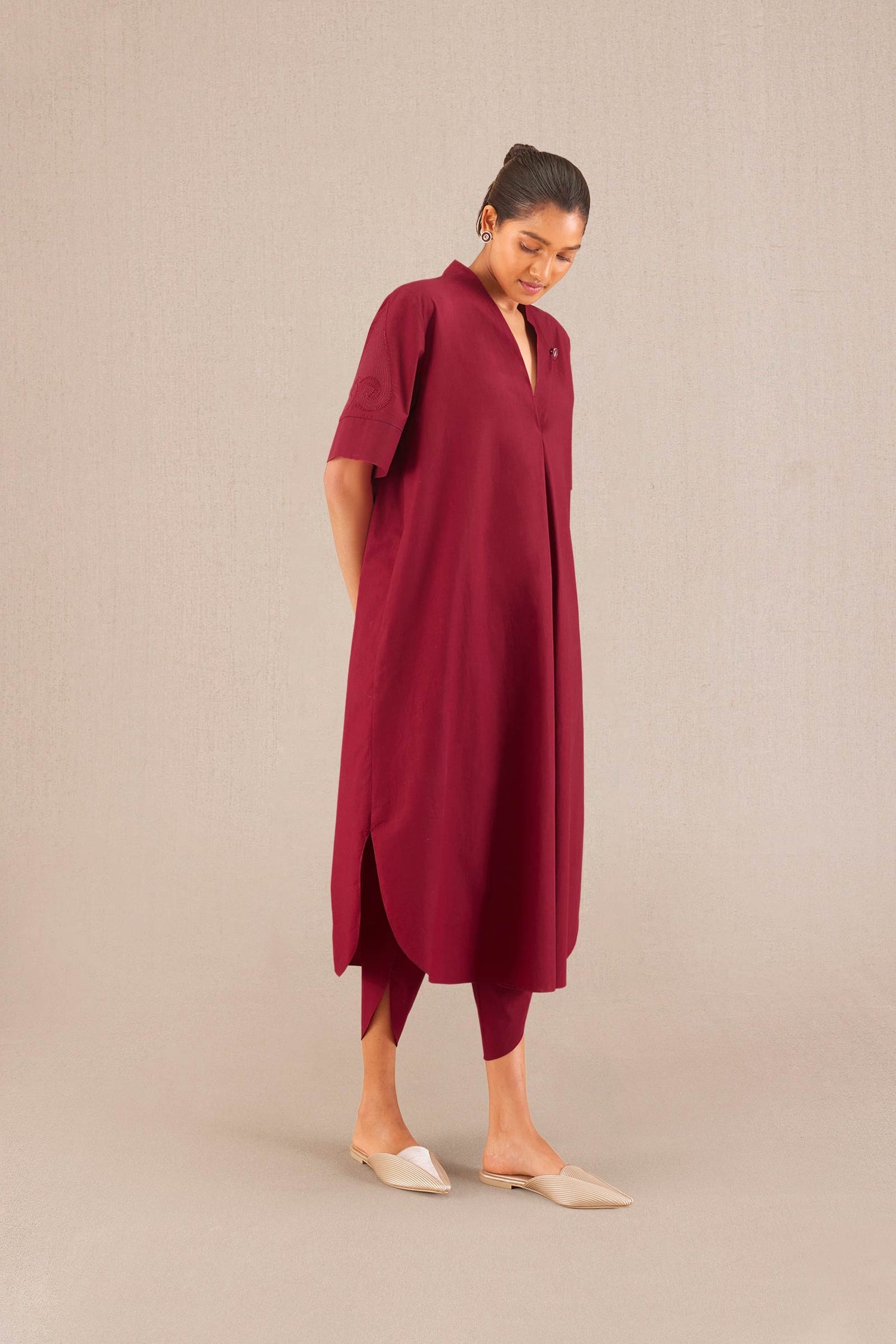 Eira Tunic Set - Wine