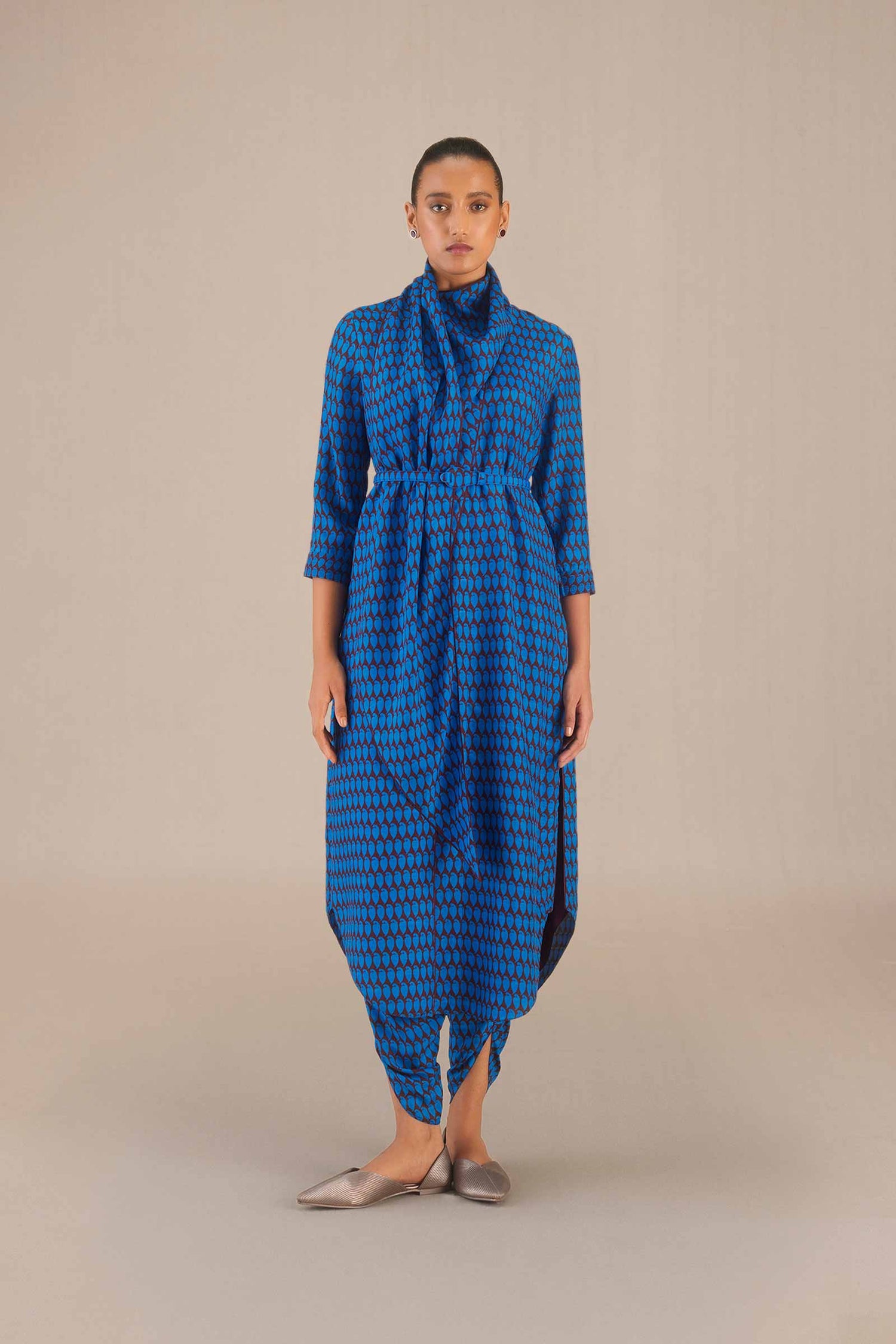 Syah Tunic Set - Cobalt