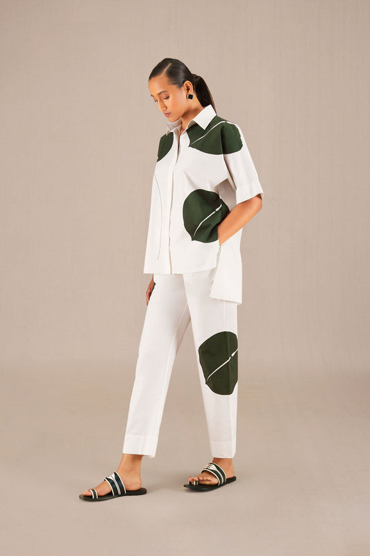Cotton Afar Shirt Co-Ord Set – Ivory
