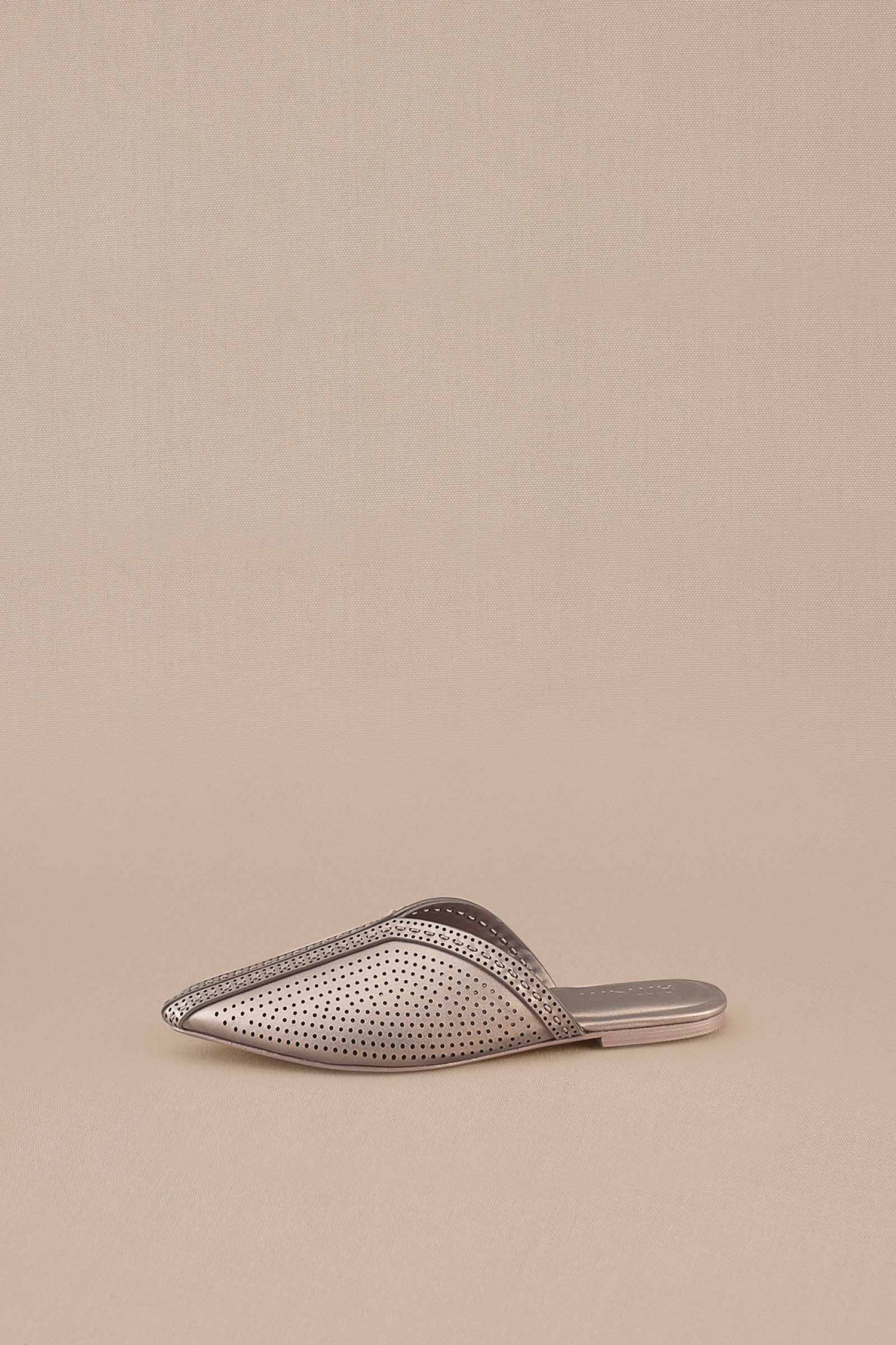 Sabiha Mules - Metallic Toosh